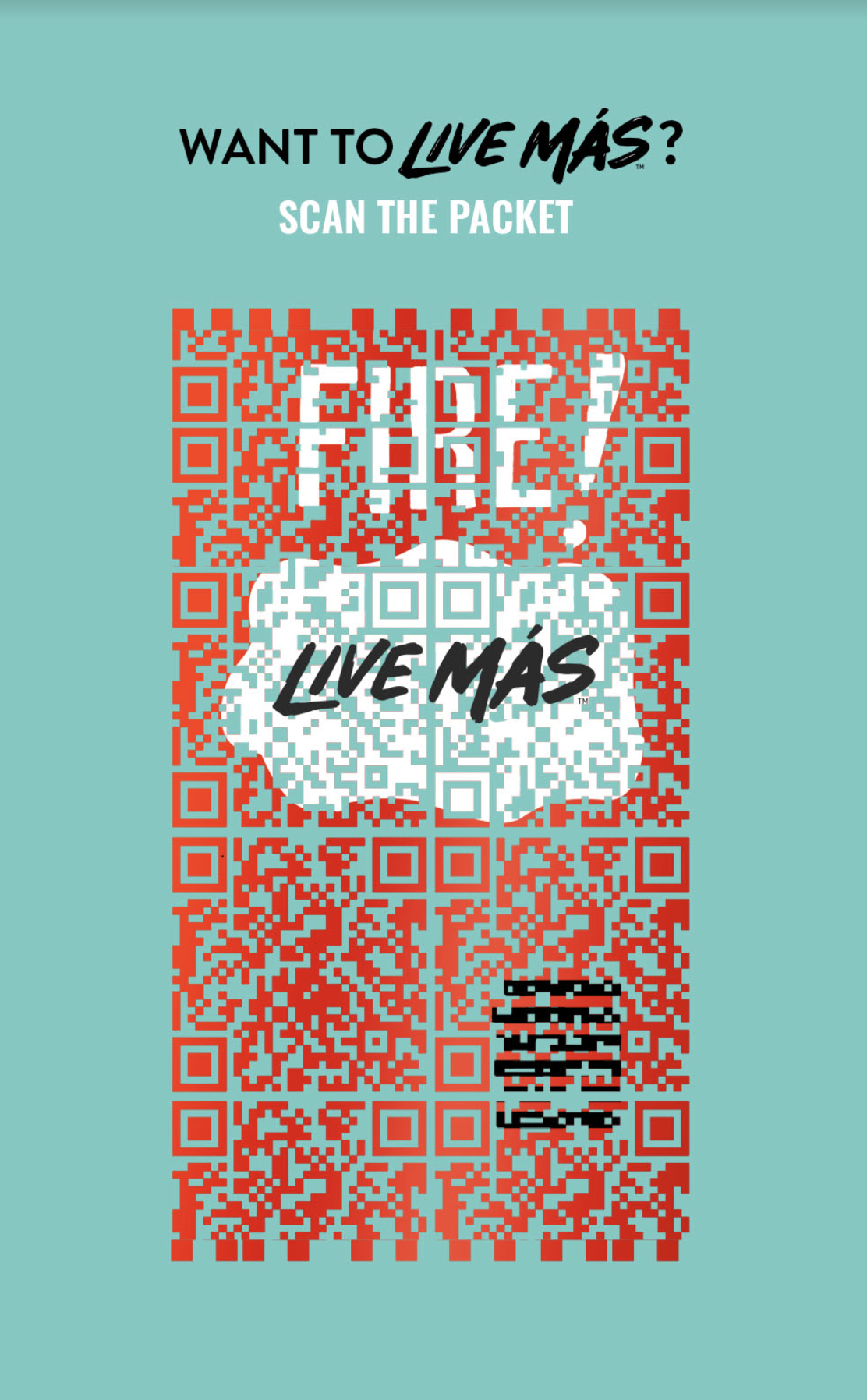 Taco Bell QR code campaign creative